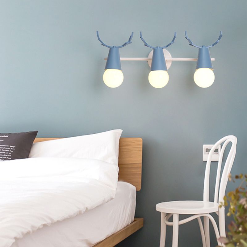 Modern Style Geometric Wall Lamps Metal Multi Lights Wall Lighting