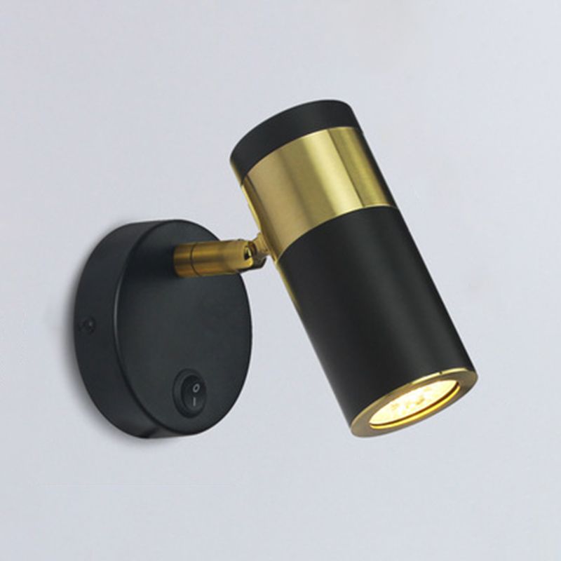 Luz de apliques de pared de simplicidad moderna con tono acrílico transparente para dormitorio