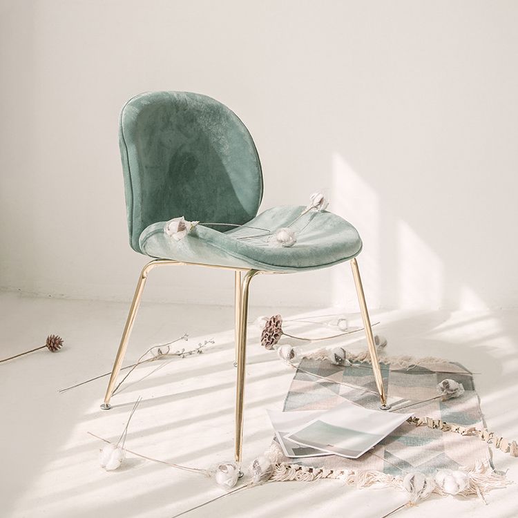 Chaises en métal de style scandinave maison des chaises sans bras solides pour cuisine