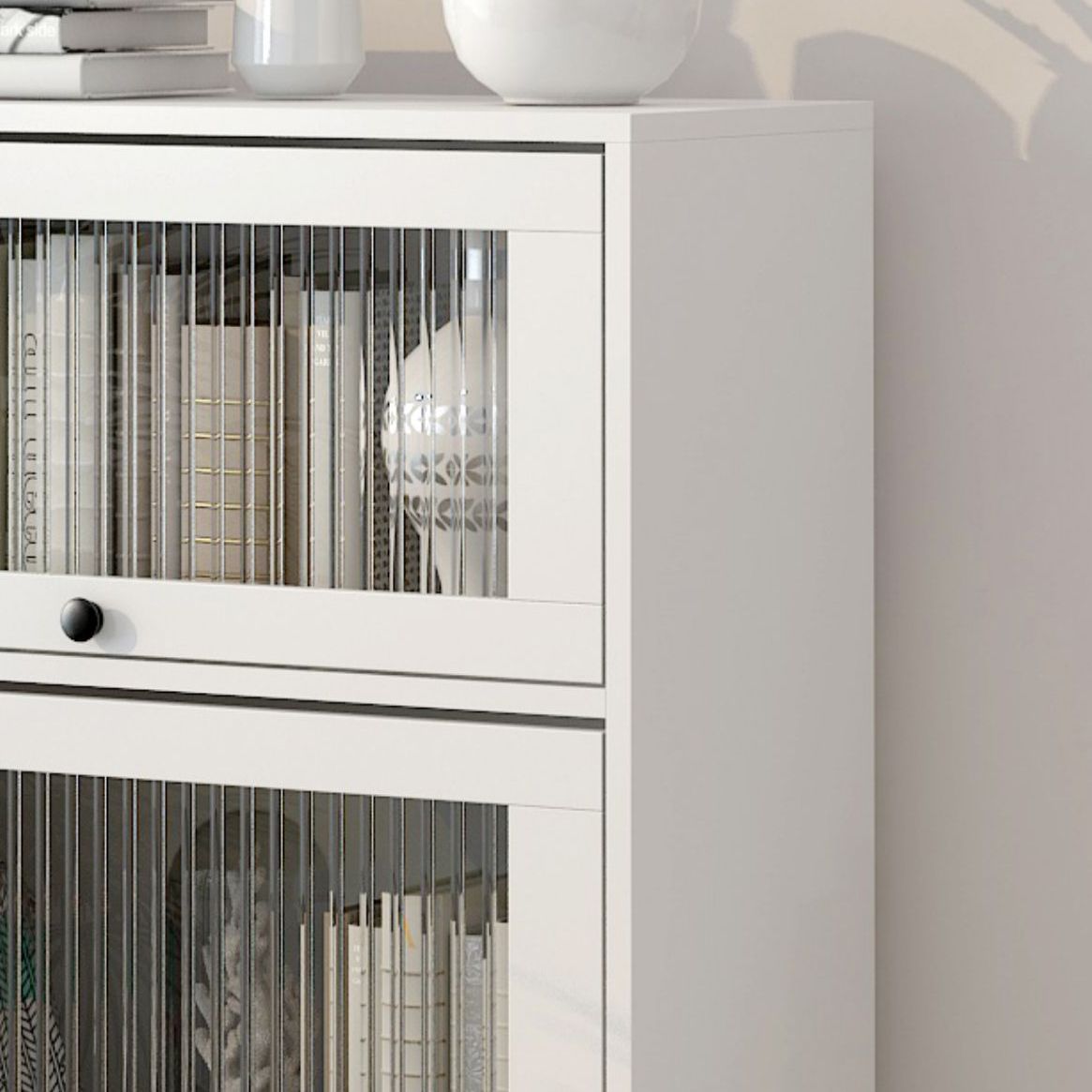 Scandinavian 11.8" Wide Standard Bookcase Manufactured Wood Bookshelf