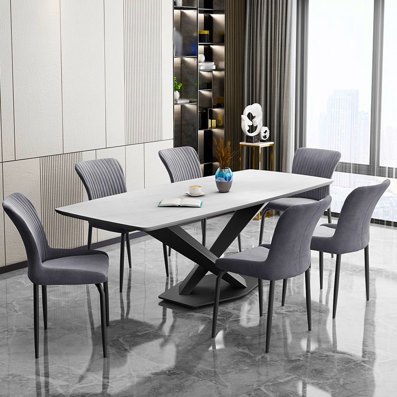 Metalen stoelen in industriële stijl Set stevige rugarm keuken eetstoelen