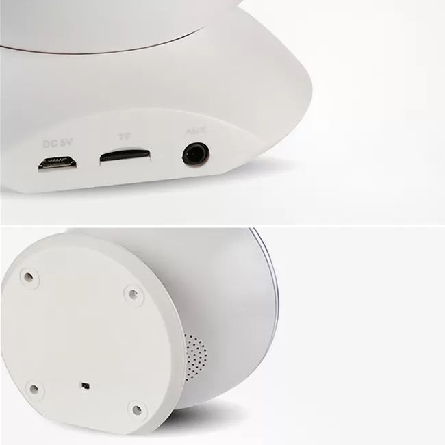 Proyector de forma de tazón Proyector de plástico ligero Luz de noche portátil Romántica