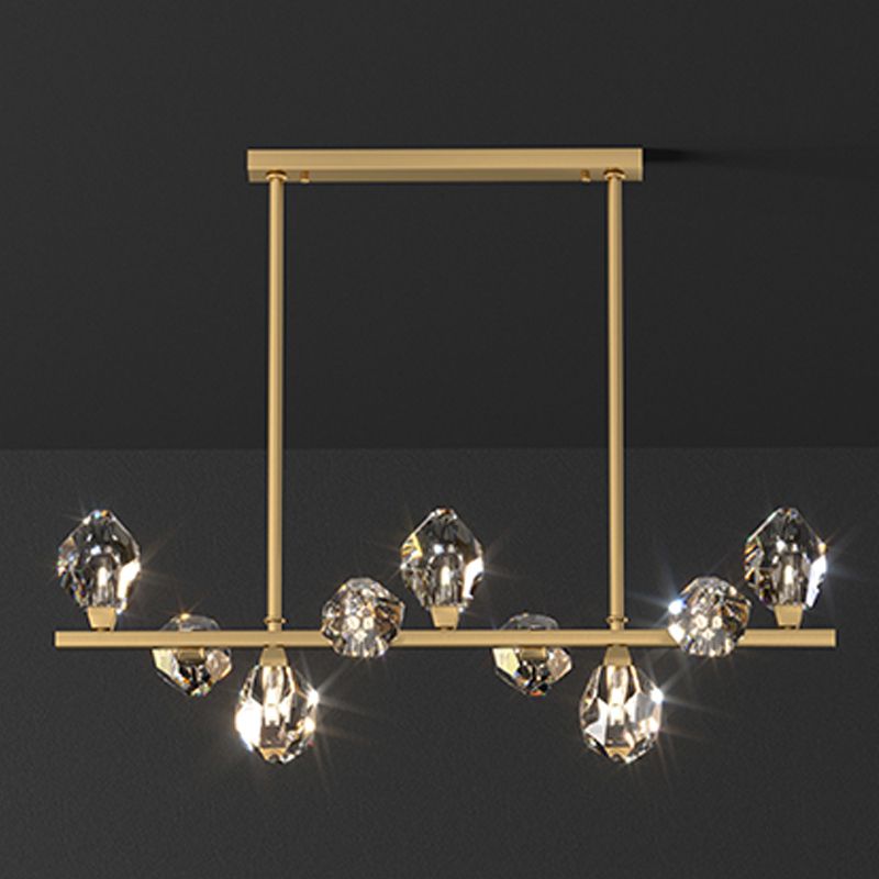 Cone Island Beleuchtung zeitgenössische Kristallinsellichter für Esszimmer