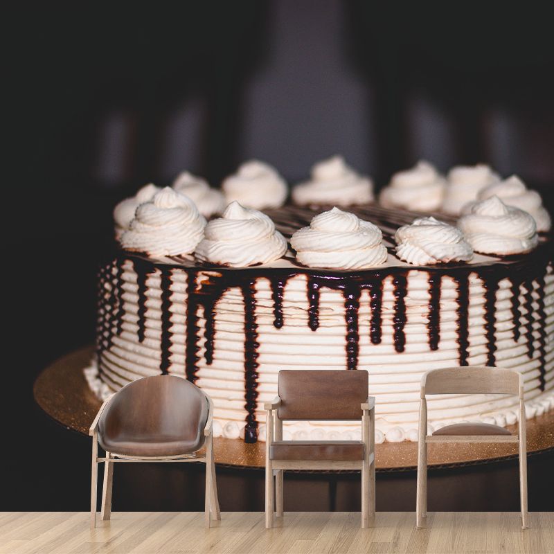 Contemporary Pastry Wall Mural Bakery Decals Moisture Resistant, Personalized Size Available