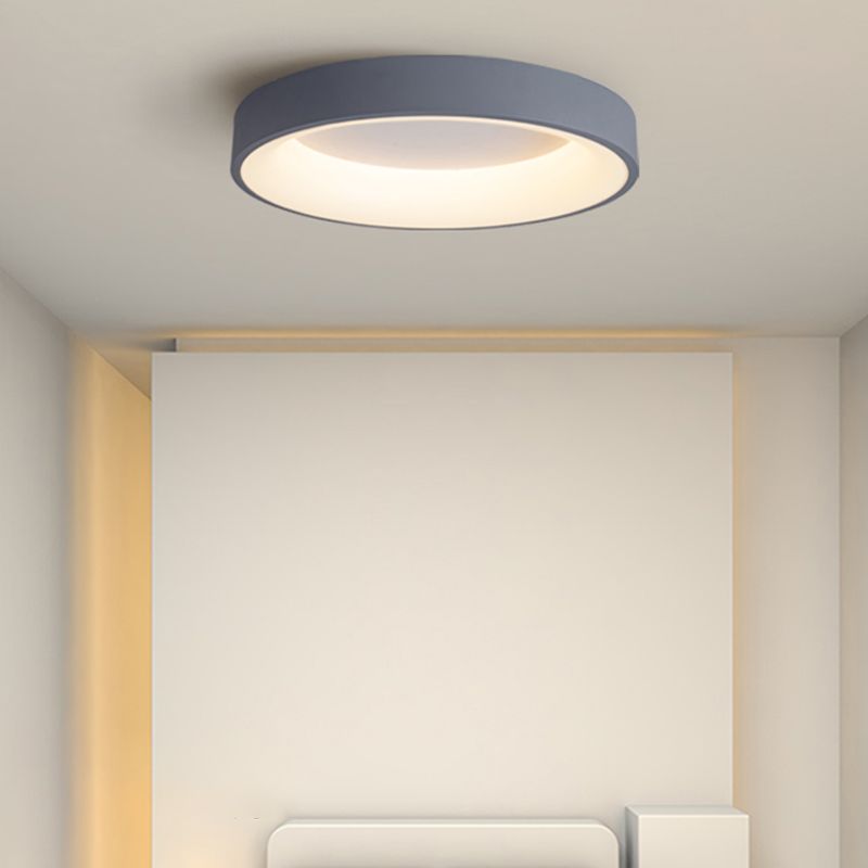 Eigentijdse ronde inbouwverlichtingsarmaturen Metaal 1 licht Inbouw plafondarmatuur