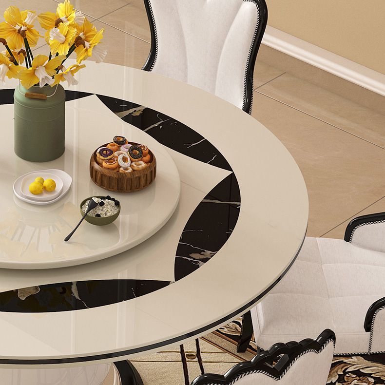 Pedestal Casual Dining Room Kitchen Home Furniture Round Dinner Table