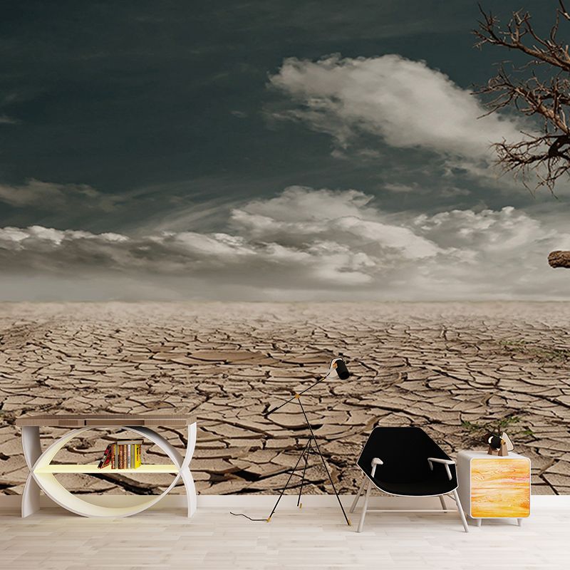 Photography Wall Mural Wallpaper Desert Sitting Room Wall Mural