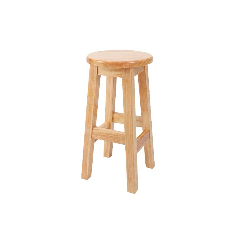 Modern Style Bar Stool Solid Wood Counter Stool for Dining Room