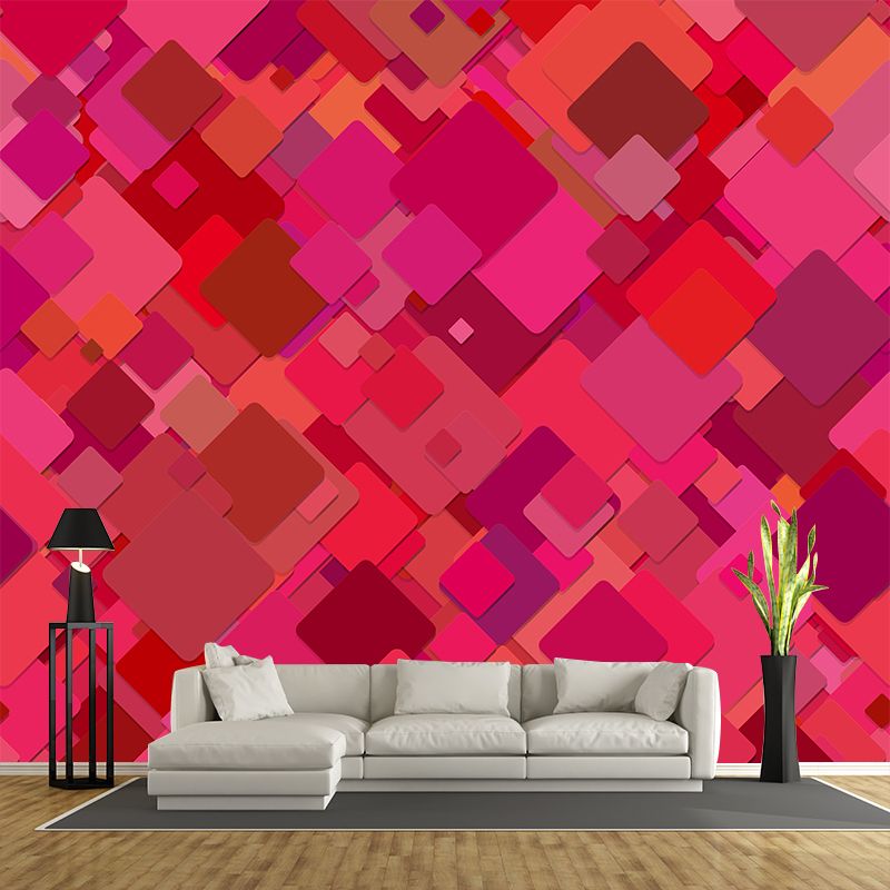 Minimalism Geometry Wall Mural Illustration Square Home Decoration