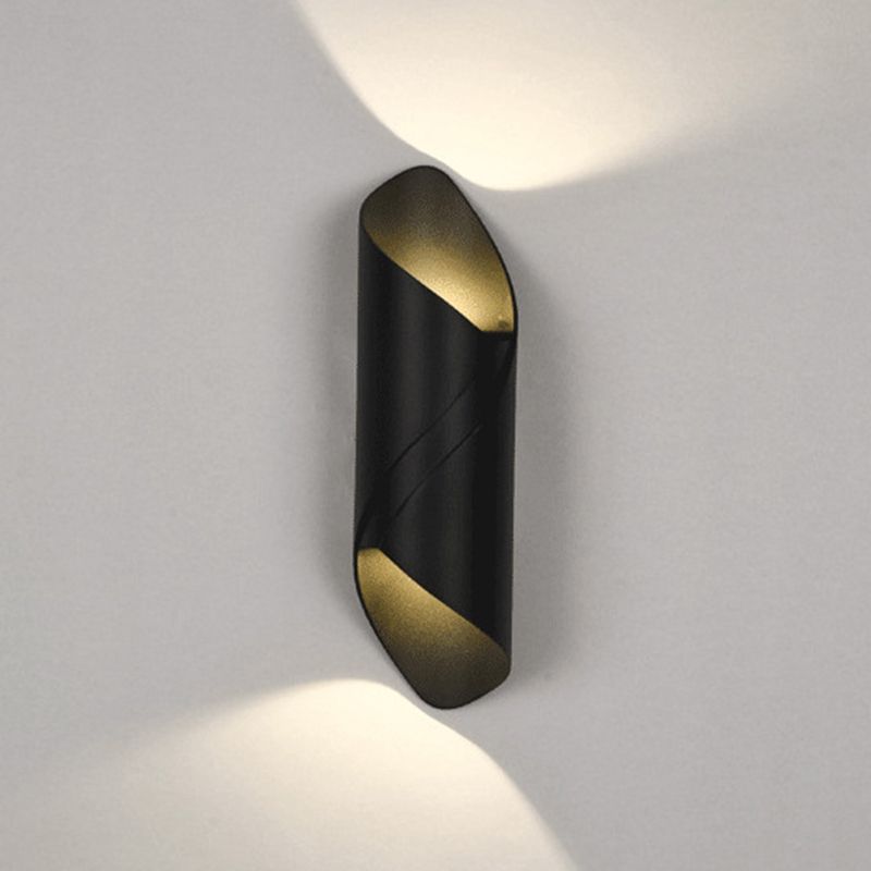 Modern Style Unique Shape Wall Sconce Metal 2 Light Sconces for Corridor