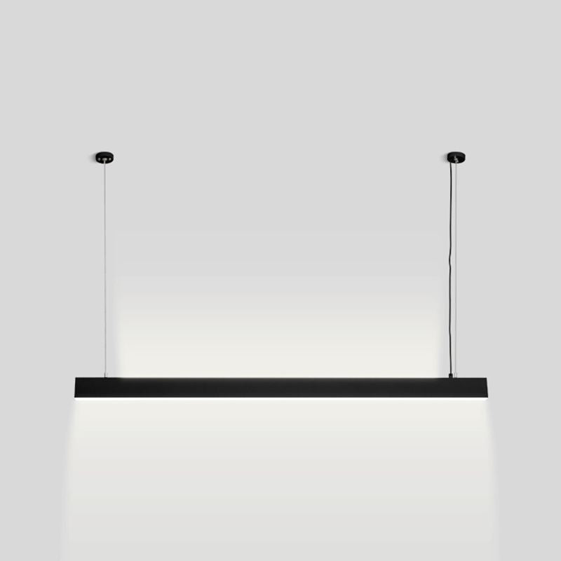 Modernes Rechteckinsel Light Restaurant LED Hängende Leuchten mit Acrylschatten