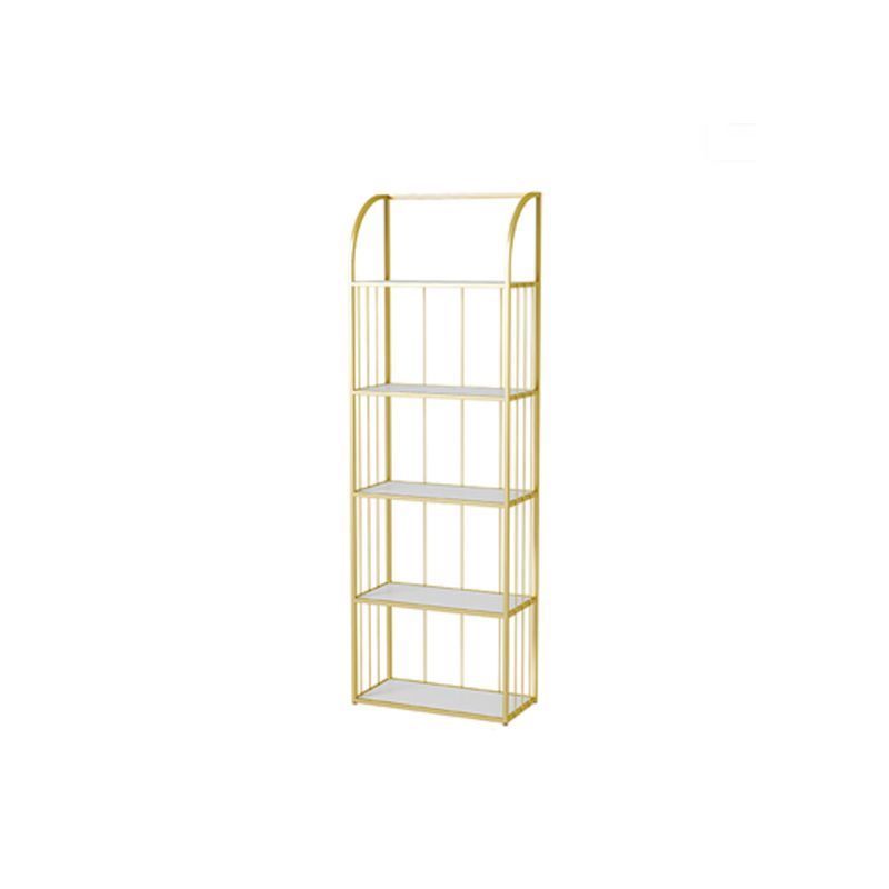 Standard Open Back Bookshelf Etagere Contemporary Metal Bookcase