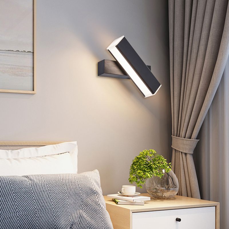 Moderner Stil quadratischer Schatten Wandleuchte Metal 1 Leichte Wandmontage Beleuchtung