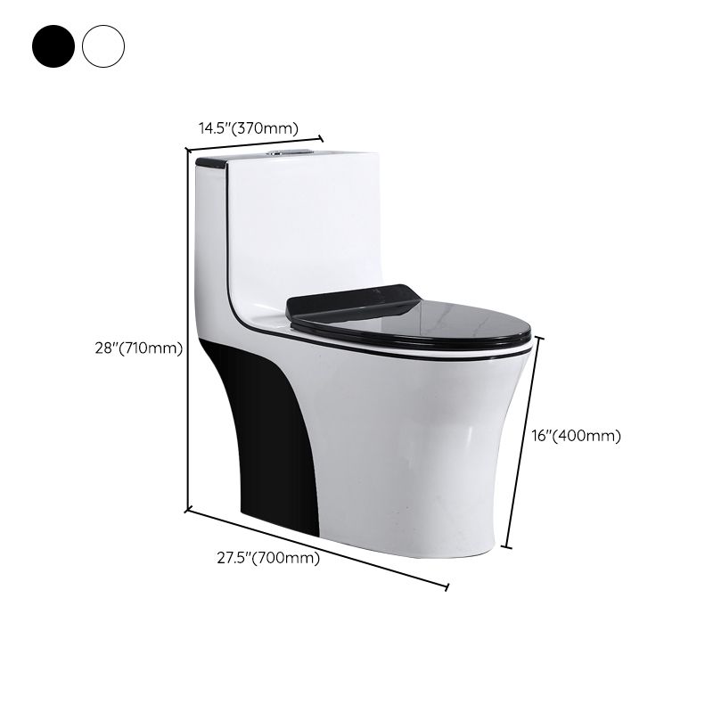 Modern Floor Mounted Toilet Bowl One-Piece Toilet for Washroom