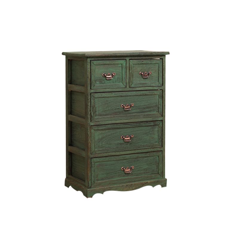 Coastal Storage Chest Dresser Solid Wood Storage Chest with 4/5/6 Drawers
