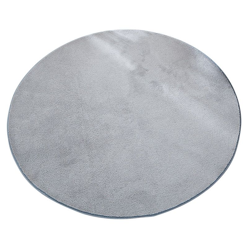 Ronde gewone shag tapijt polyester casual binnen tapijt niet-slip achterste ruggengiert tapijt voor woonkamer