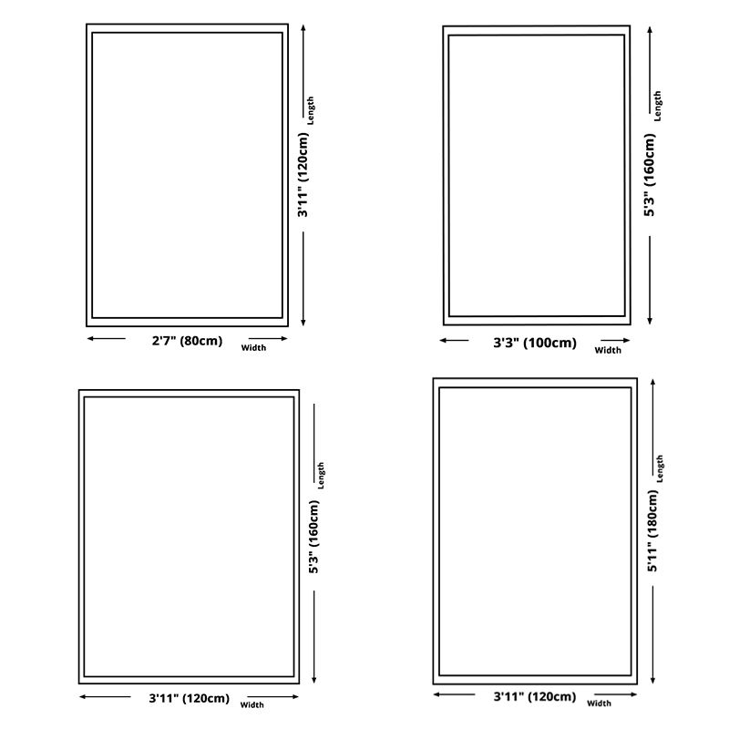 Tapis de motif floral en polyester de couleur claire