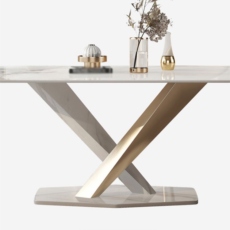 Glam Style Sintered Stone Dining Set 1/4/5/7/9 Pieces Dining Set