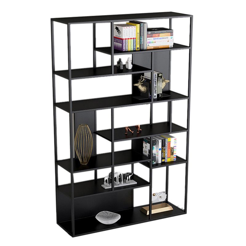 9.8" H Industrial Antique Finish Shelf Bookcase Etagere Metal Bookshelf