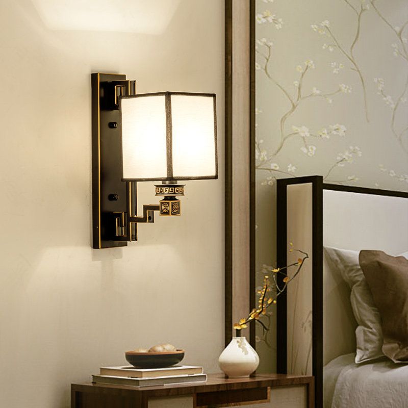 1 Idée d'éclairage mural en tissu léger