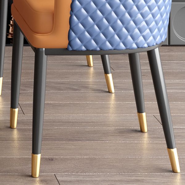 Nordic 1/2/5/7 Pieces Dining Set Sintered Stone Dining Table with Leather Chairs