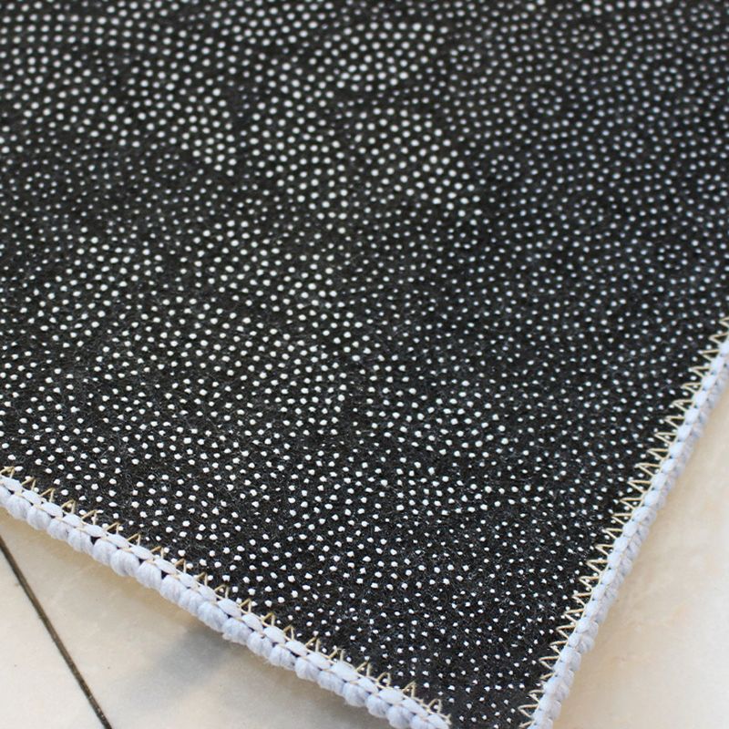 Modern Color Lump Rug Polyester Orange Rug Washable Rug for Living Room