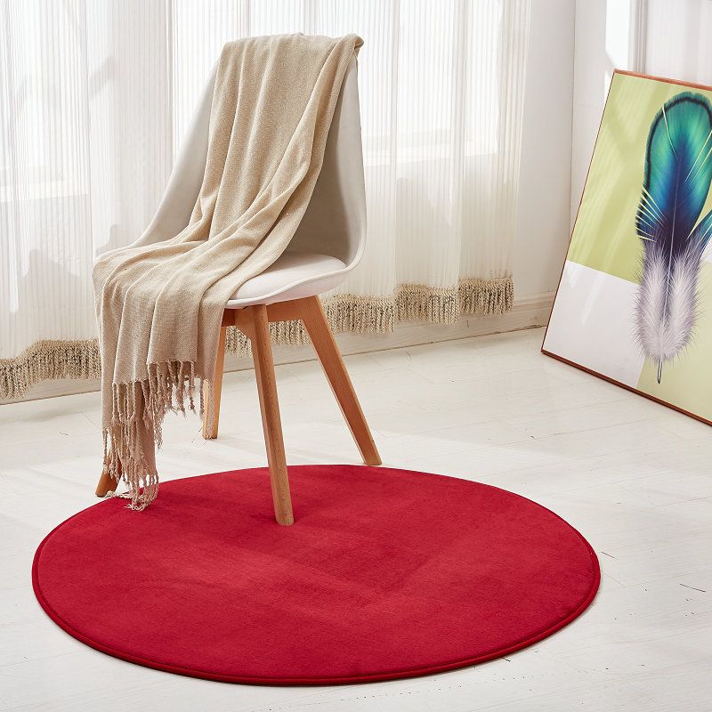 Simplicity Room Teppich Multi-Farben Festfarbbereich Teppichsynthetik Nicht-Schlupf-Backing Easy Care Waschable Innenenteppich