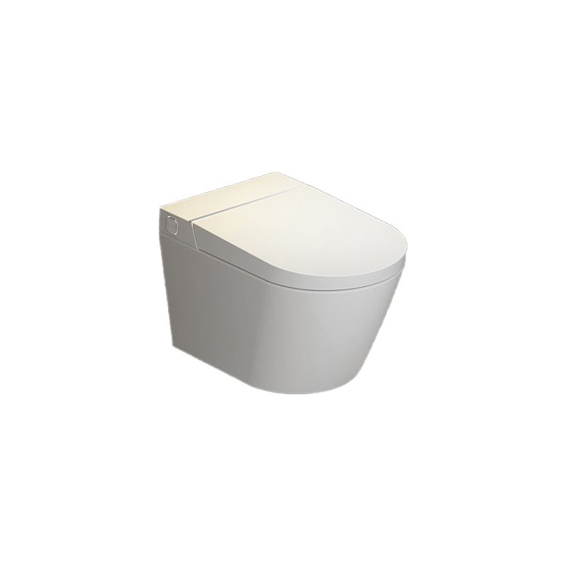 Modern Wall Hung Toilet Bowl Polished Finish Toilet with Heated Seat