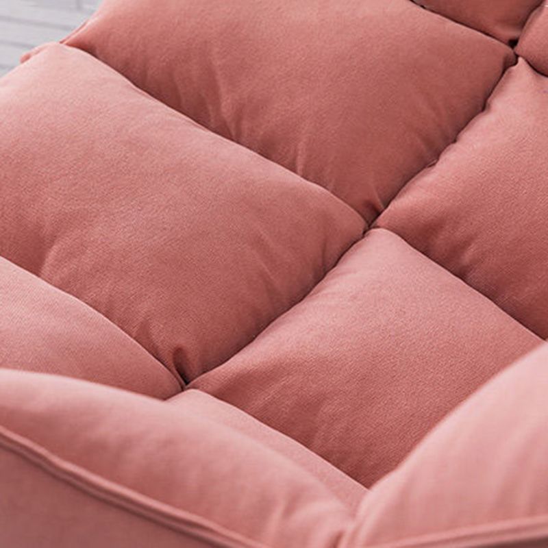 Modern Removable Cushions Rocking Chair Velvet Rocker Chair for Living Room