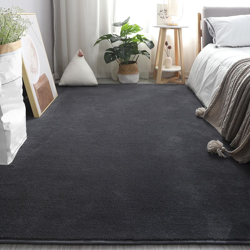 Tapis de tapis de shag nature décontracté tapis de zone de polyester
