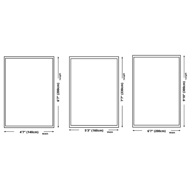 Color Mixed Simplicity Area Rug Polyester Color Block Rug Stain Resistant Indoor Rug for Living Room