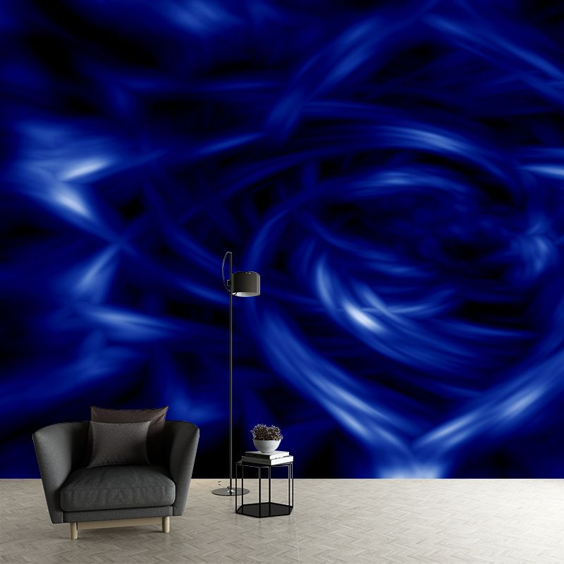 Swirl Abstraction Mural Decal for Living Room Wall Decor, Customized Size Available