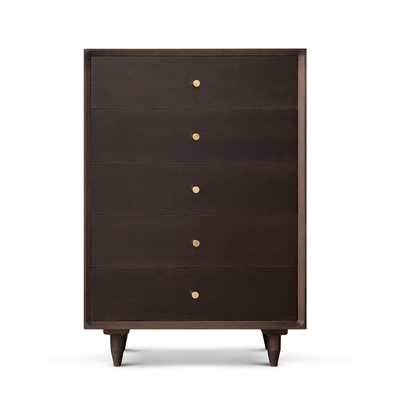 Modern Rectangle Cabinet Knobs Wood Side Cabinet with Drawer