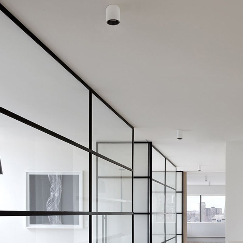 Cilindrische Aluminium Flush Mount Eenvoud Led oppervlak Mount Plafond Licht voor Foyer