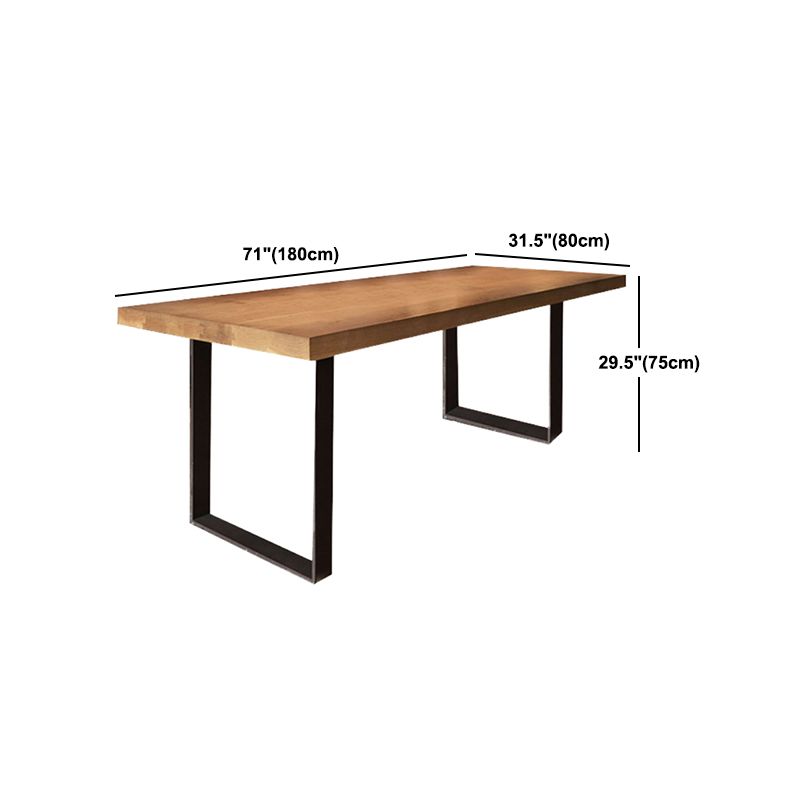 Modern 1/7 Pieces Dining Set Rectangle Pine Wood Dining Table for Dining Room Kitchen