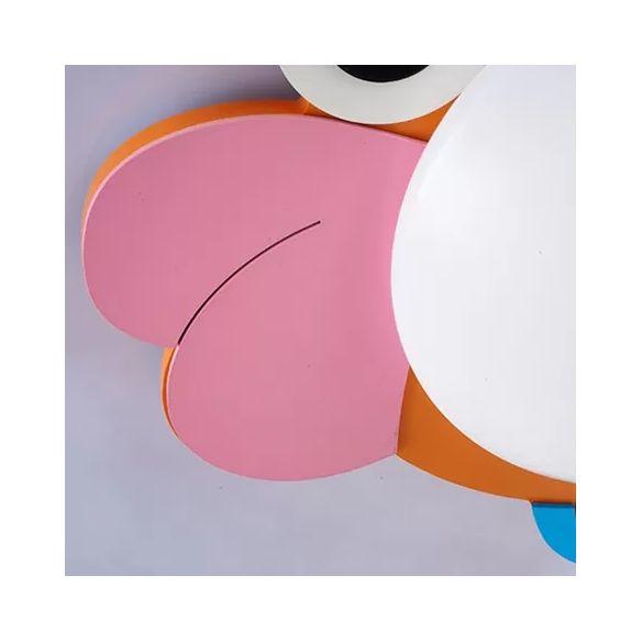 Cartoon Fish Wall Light Legno leggero e applique a parete a LED acrilico per ragazzi camera da letto