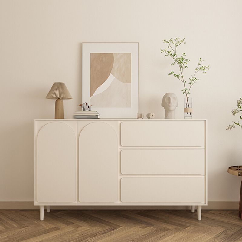 Modernism Horizontal Combo Dresser White Dresser with Storage for Home