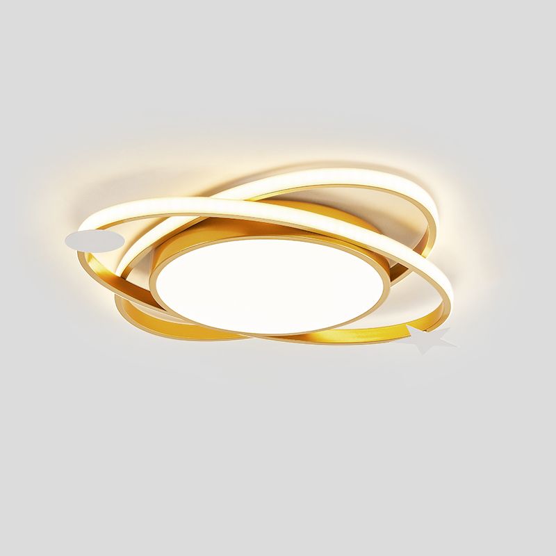 Metal geométrico de montaje ligero de estilo moderno 1 Cabeza de montaje de la cabeza de montaje de luces para niños habitación