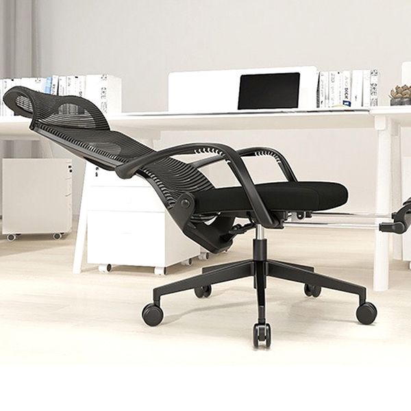 Modern Fixed Arms Office Chair Ergonomic Breathable AirGrid Chair