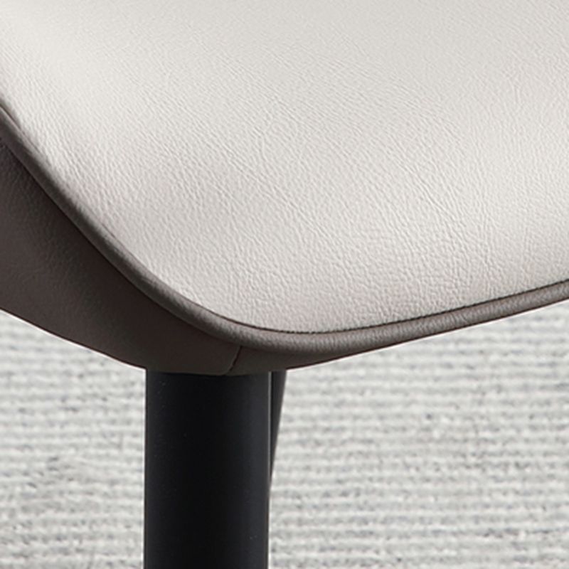 Contemporary Metal Dining Room Chairs Wingback Side Armchair for Home Use