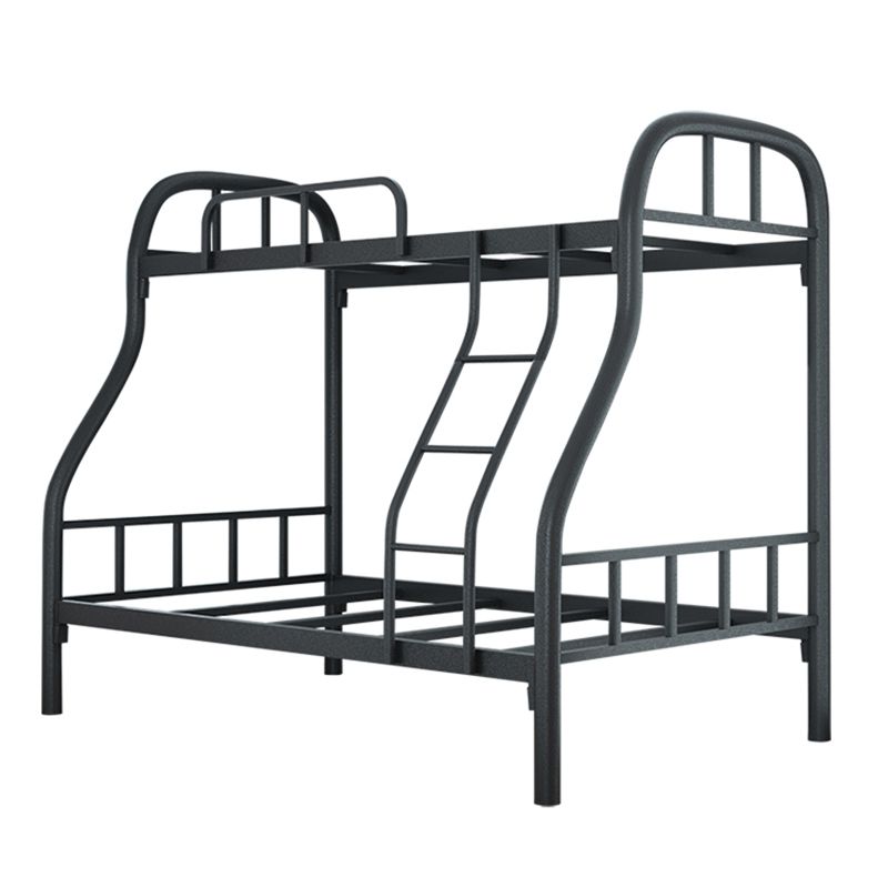 Modern Style Bunk Bed 66.93" Tall Bunk Bed in Black/White Finish