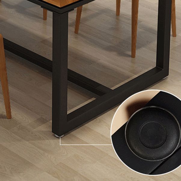 Modern 1/5 Pieces Dining Set Rectangle Pine Wood Dining Table for Kitchen Dining Room