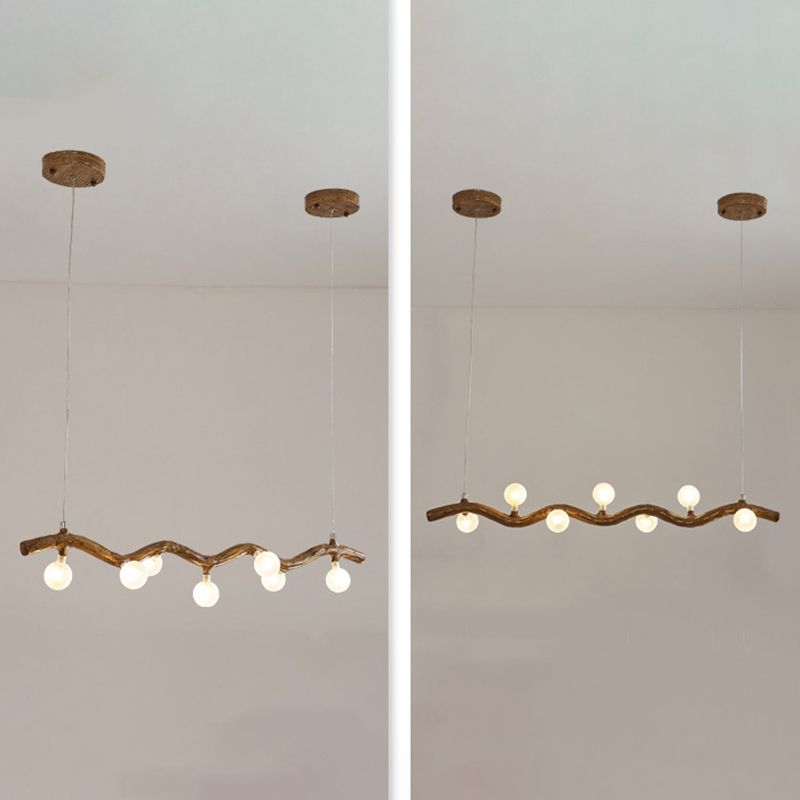 Glass Island Lighting Fixture Contemporary Pendant Lighting Fixture