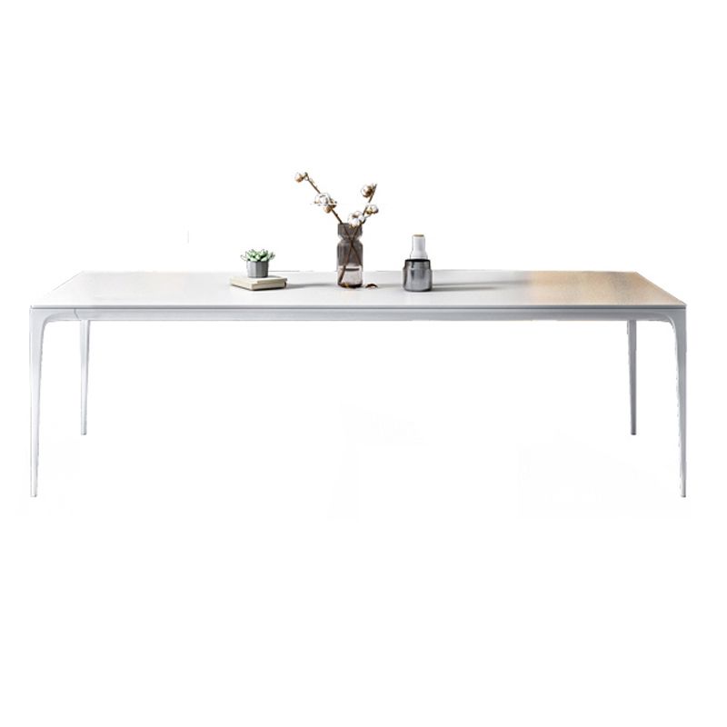 Simplicity Sintered Stone Rectangle Table 4 Legs Base Table for Home