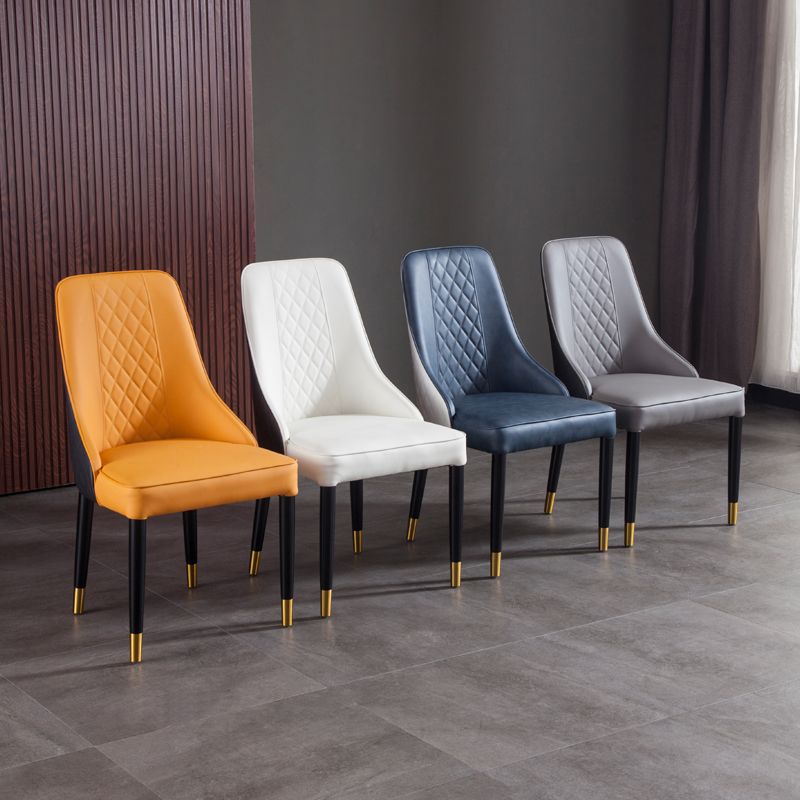 Sillas de comedor de madera estilo moderno Dining Parsons Silla auxiliar sin brazos (juego de 2)