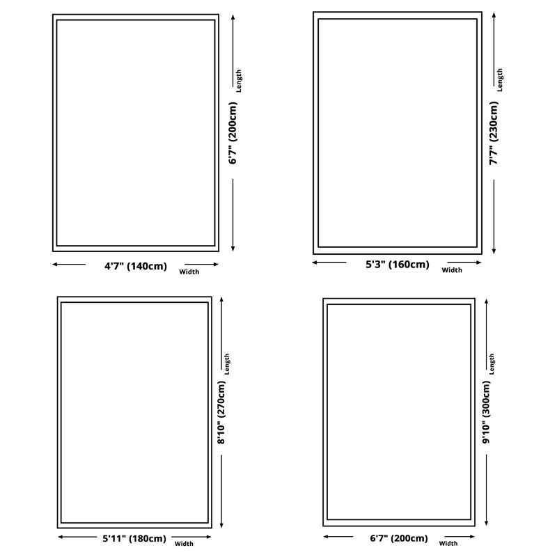 Tapis à imprimé floral de couleur unie en polyester traditionnel antidérapant un tapis intérieur pour le salon