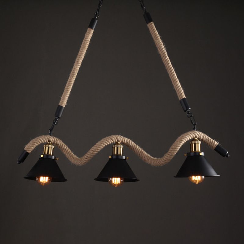Industrial Island Lighting Cone Ceiling Light for Restaurant