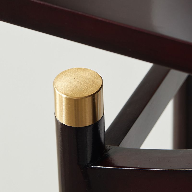 Solid Wood Rectangle Console Table 31.5-inch Tall Accent Table with Shelf