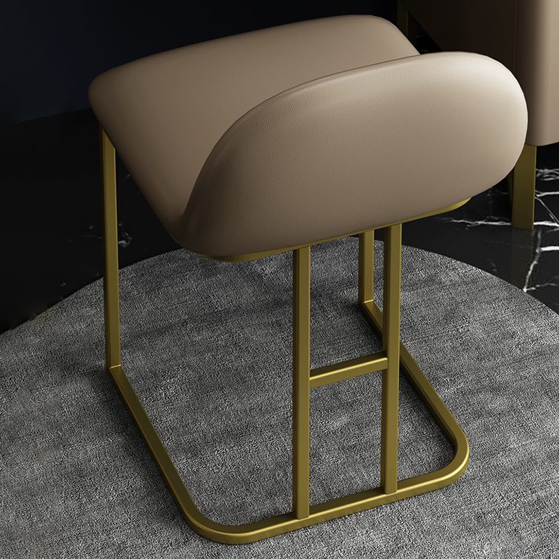 2-piece Vanity Table Set with Padded Stool Metal Make-up Vanity