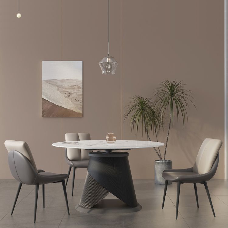 Modern Sintered Stone Dining Table Set 1/2/4/5 Pieces Dining Set for Home Use